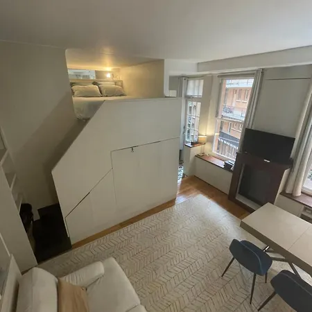 Elegant Studio Avec Mezzanine Porte Des Ternes Parijs Buitenkant foto